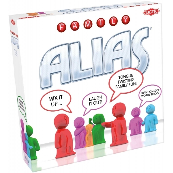 Alias is a board game with uncomplicated cards