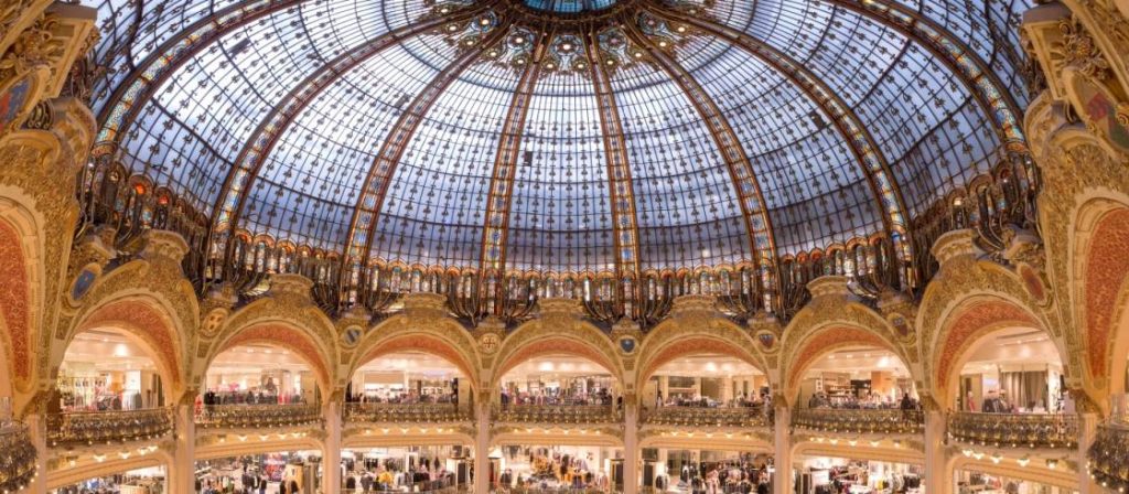 Centro comercial Galeries Lafayette en Francia