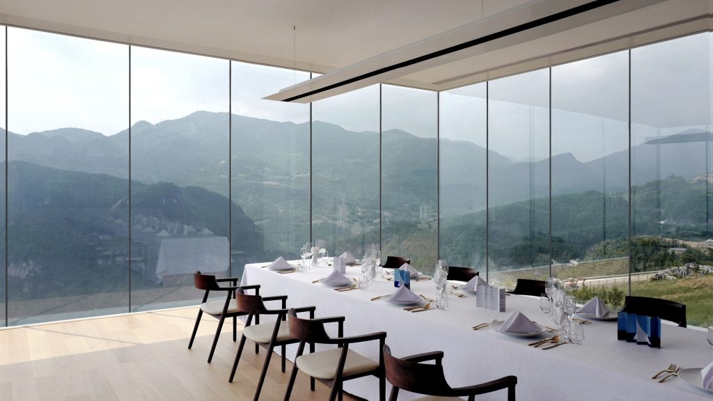 A restaurants in the mountains