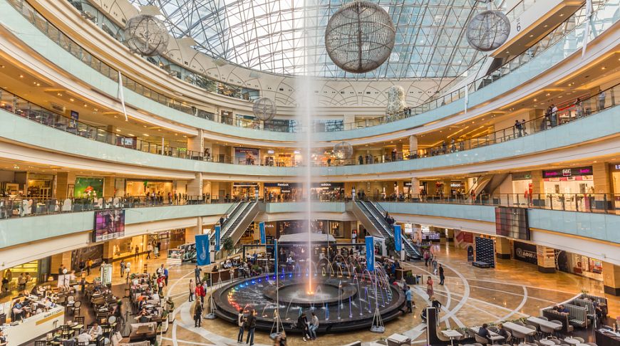 The biggest shopping centres