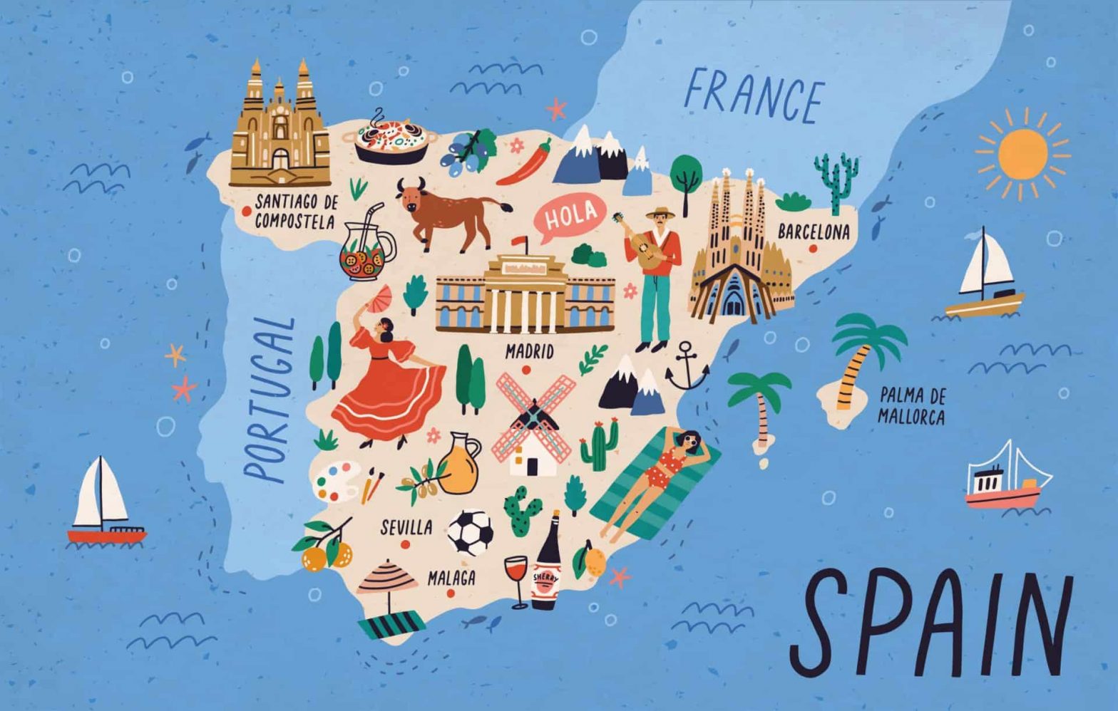 Attractions in Spain