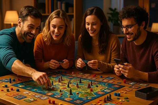 Hybrides digitales Brettspiel