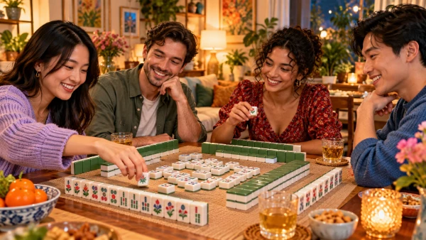 Mahjong game with friends